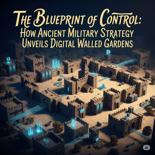 The blueprint of control – ancient military strategy and digital walled gardens