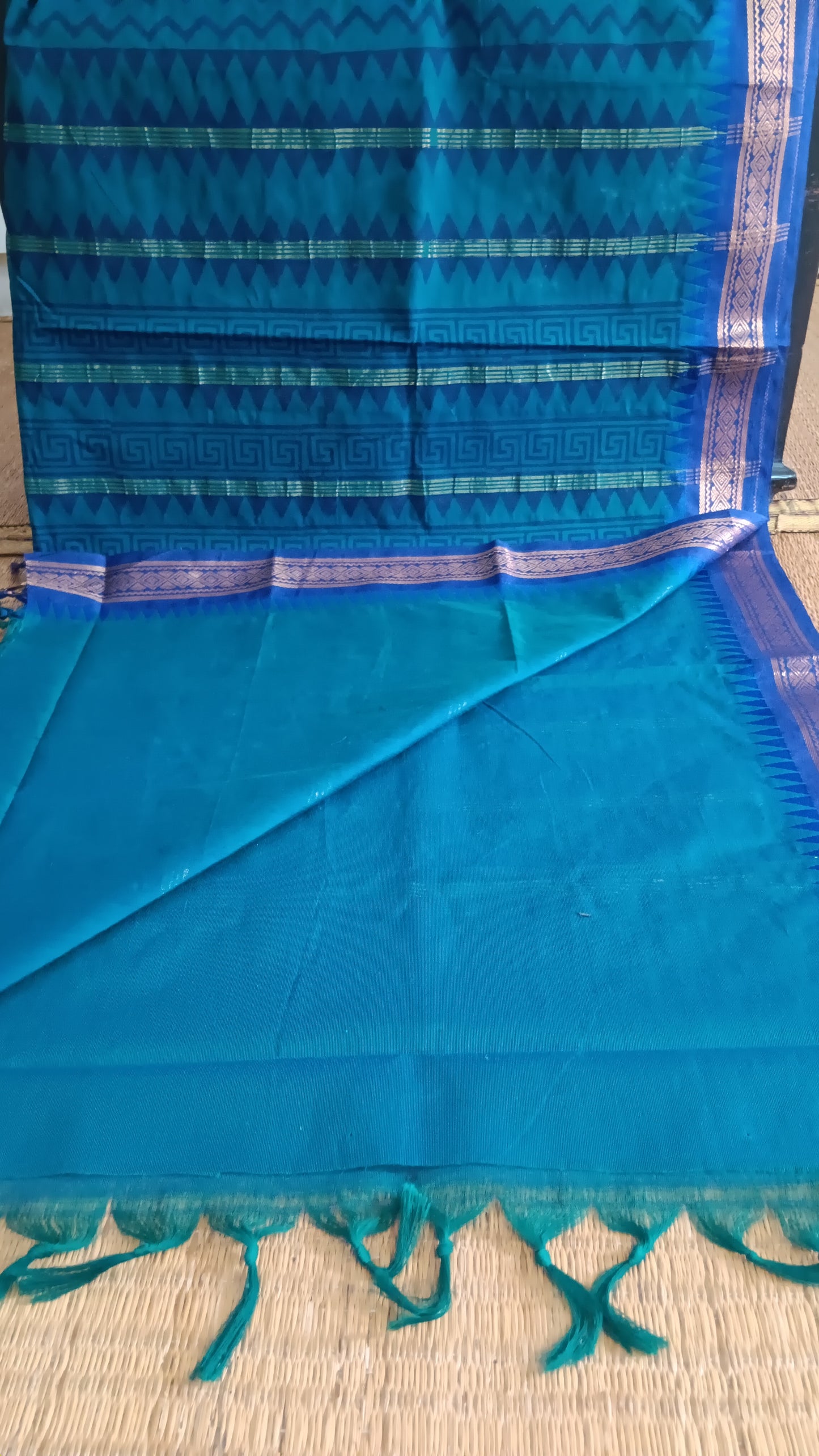 Blue function wear saree (CGOP-505)