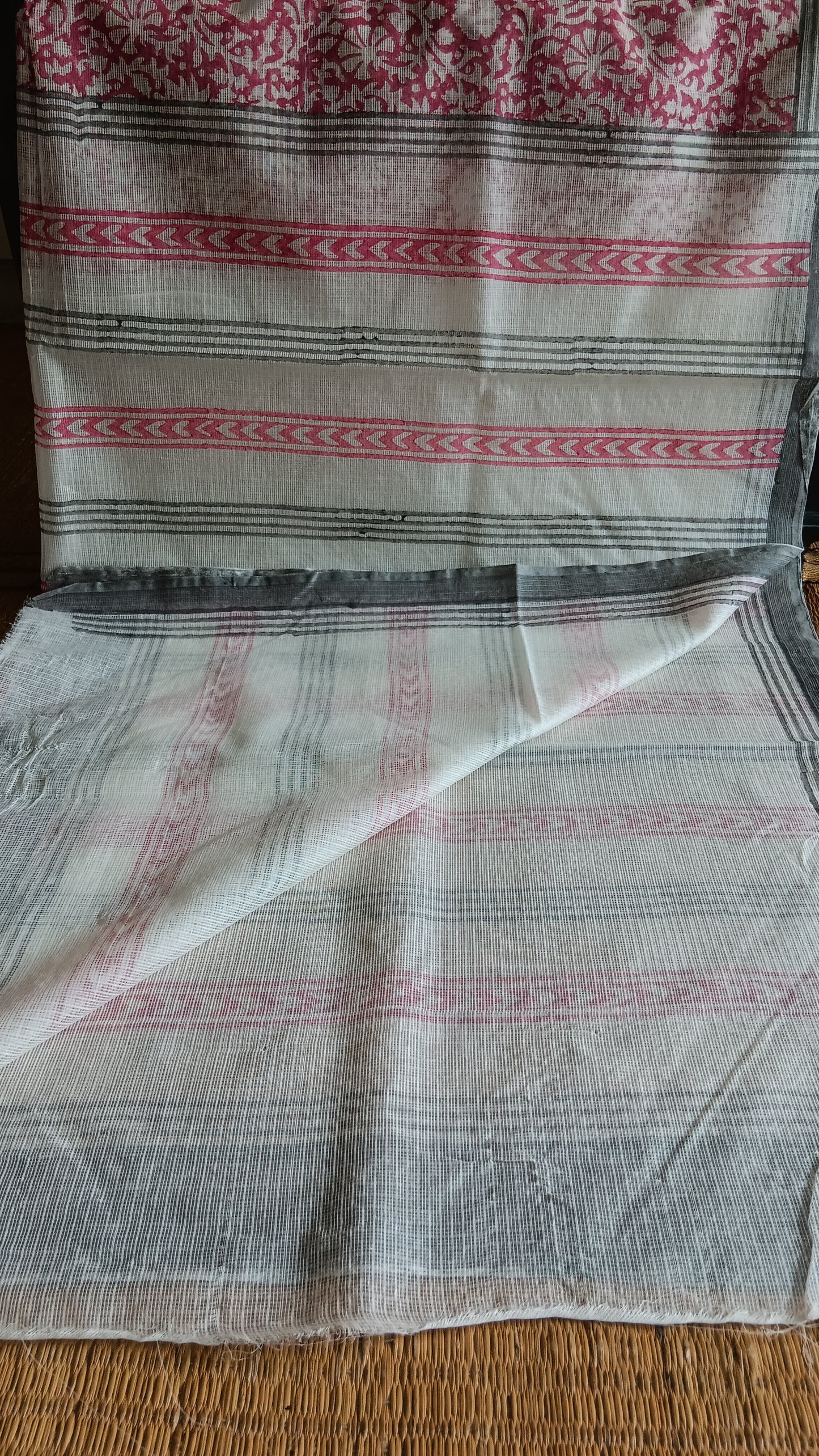 Daily wear pink kota cotton saree (CKT-207)