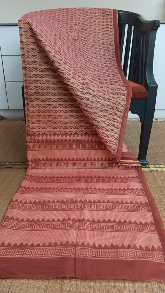 Elegant printed kota cotton saree (CKT-229)