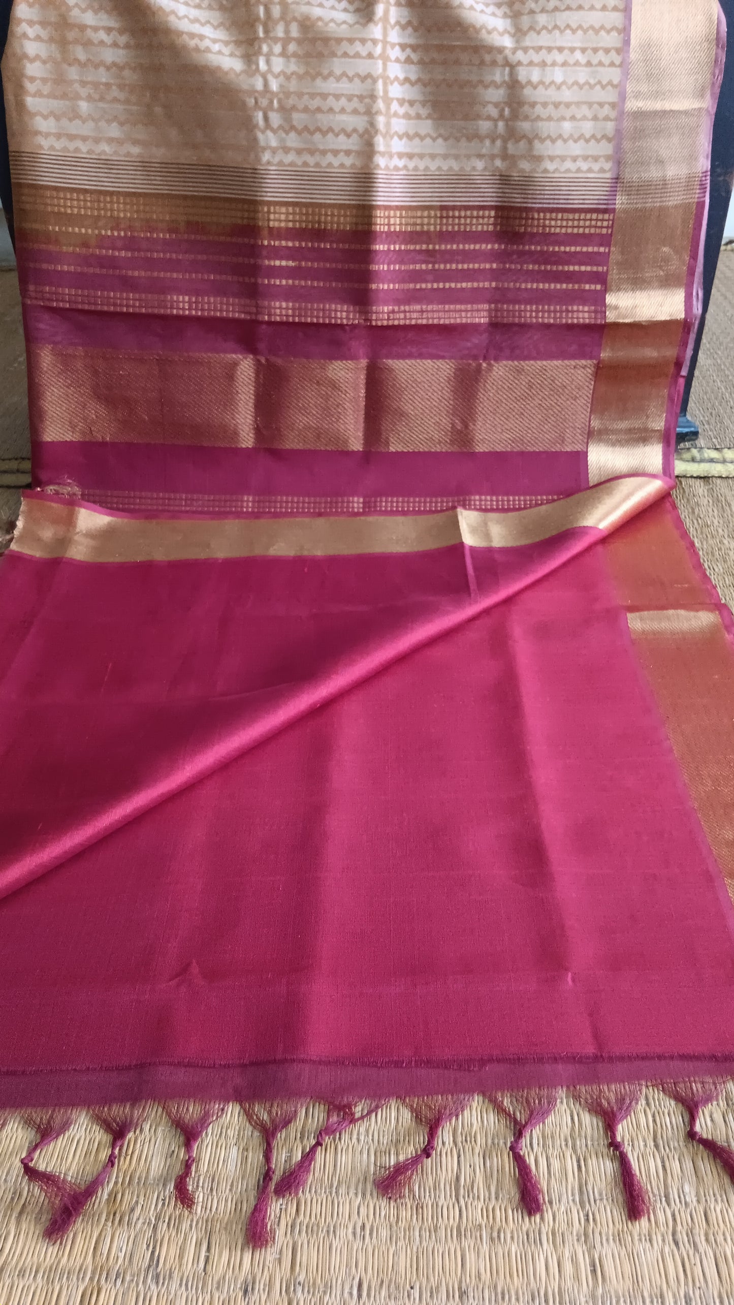 Silk cotton saree for function wear (SC4-506)