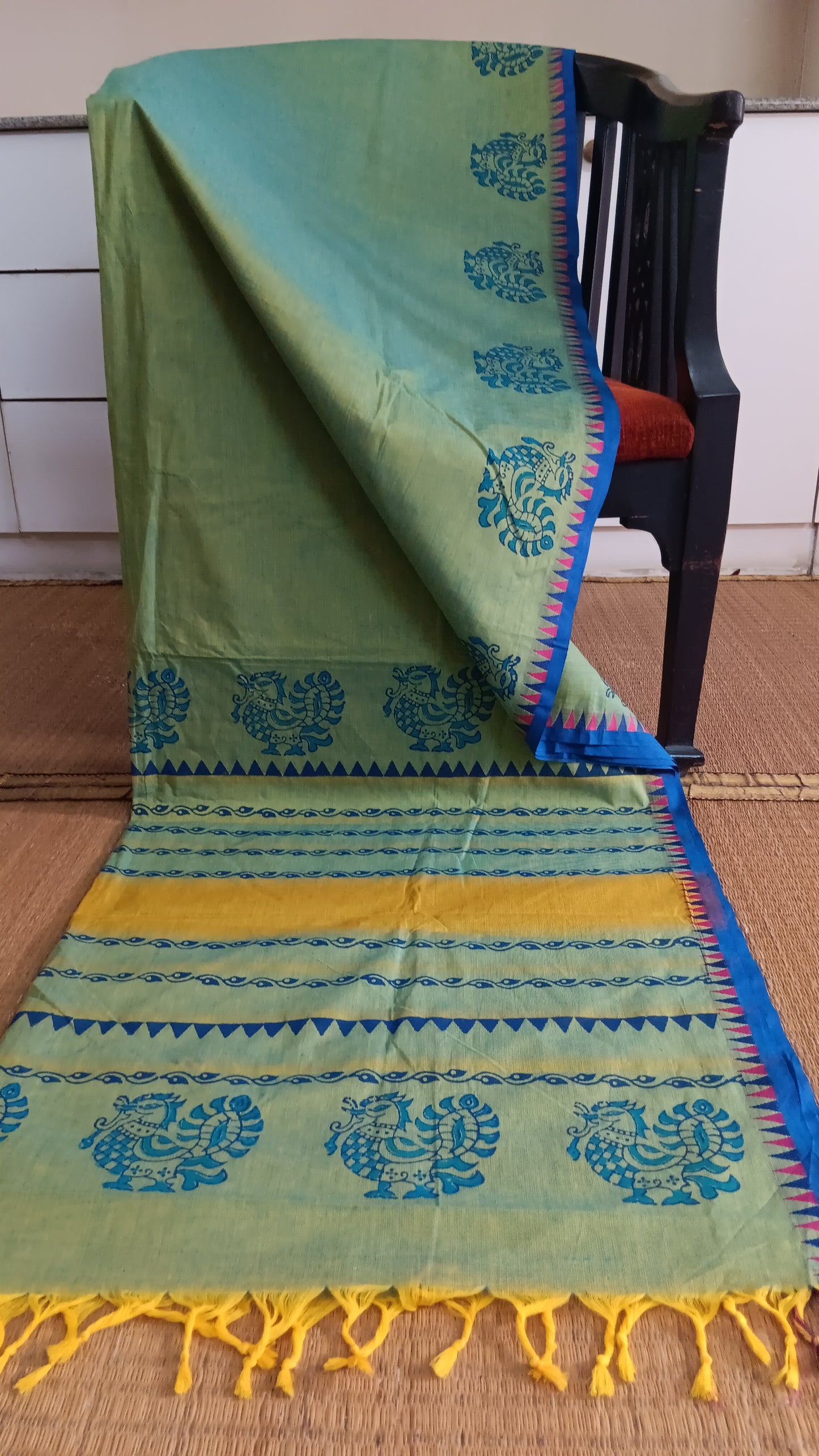 Annam border cotton saree (DW-508)