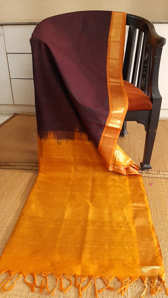 Bavanch border silk cotton saree (SC4-352)