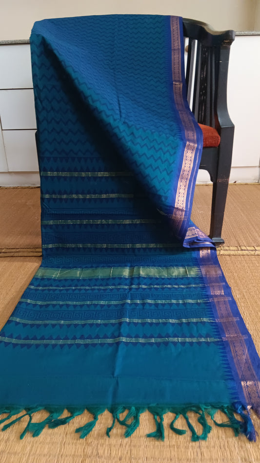 Blue function wear saree (CGOP-505)