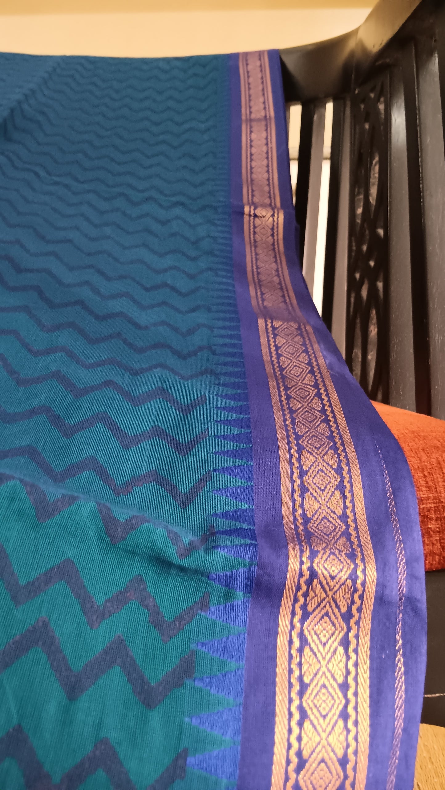 Blue function wear saree (CGOP-505)