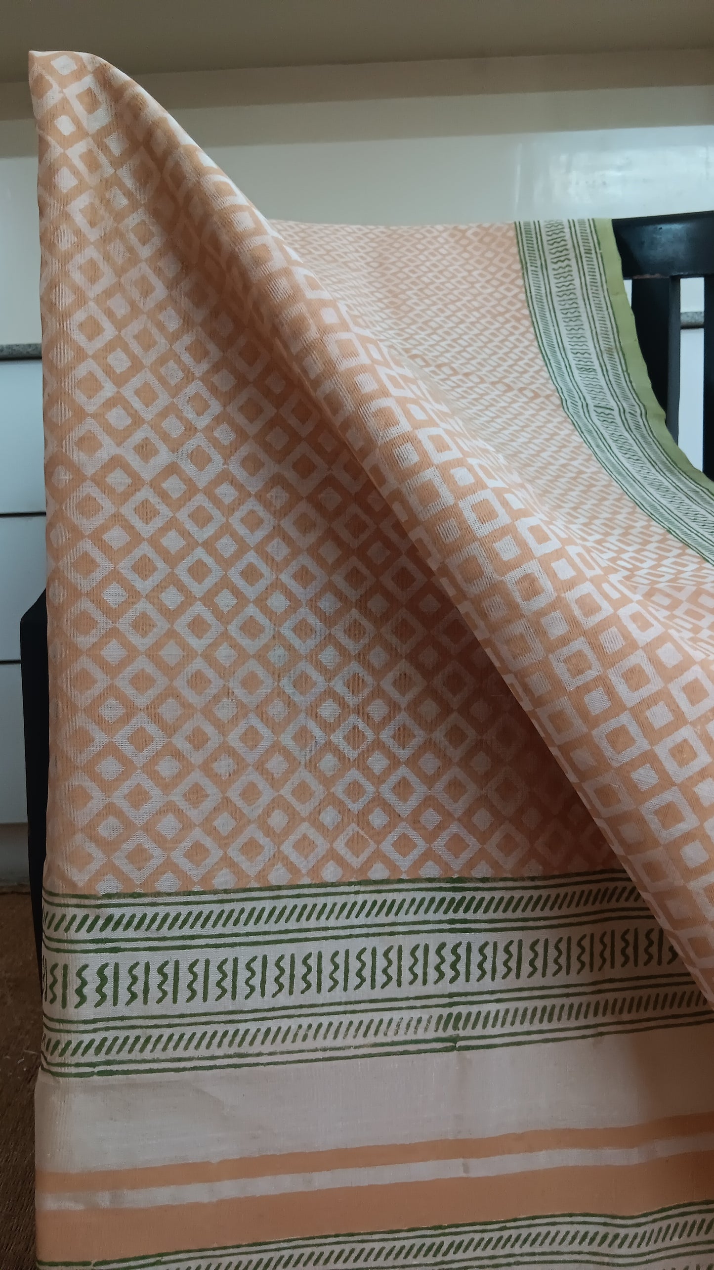 Daily use printed handloom silk cotton saree (SC6-317)