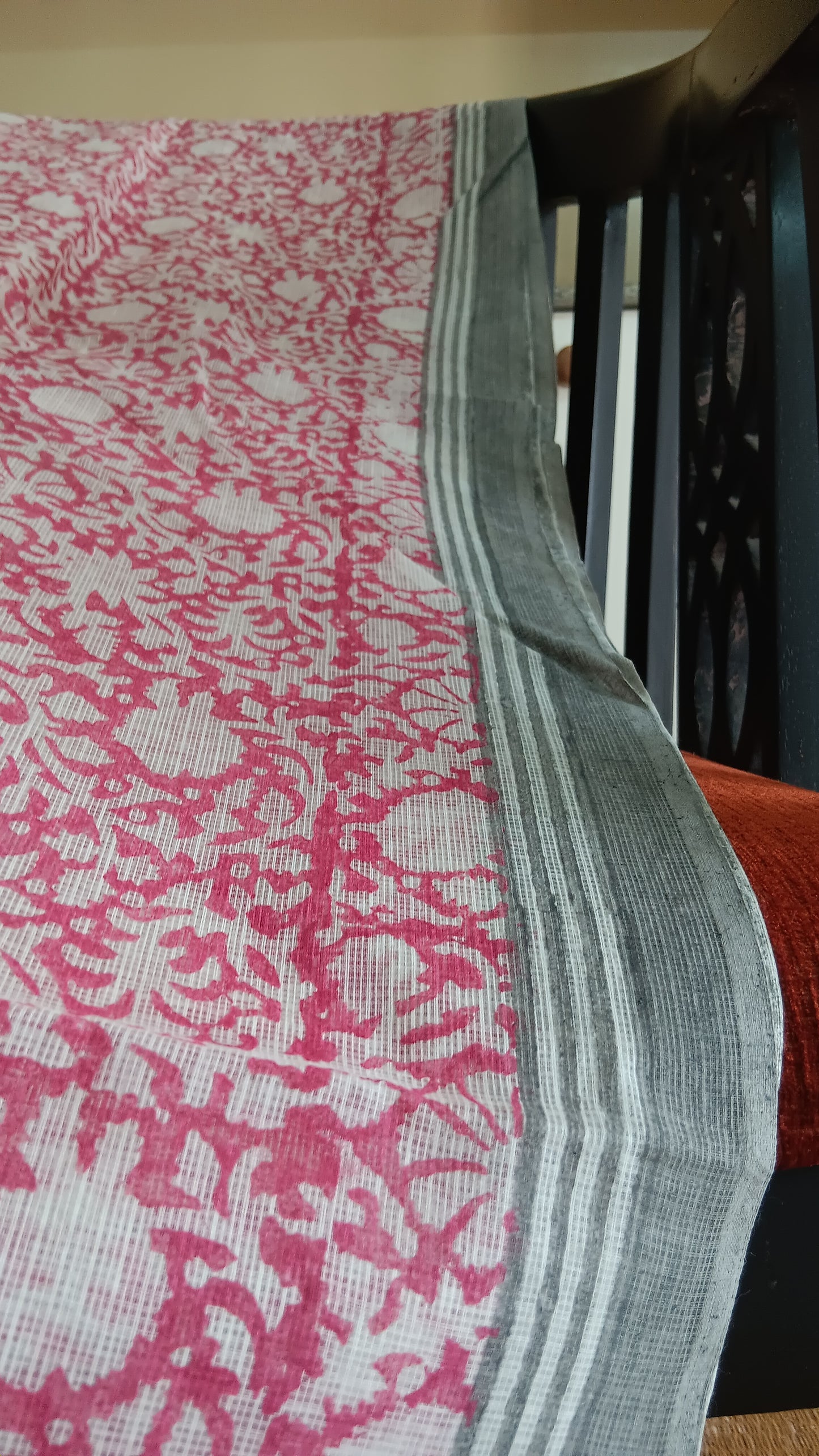 Daily wear pink kota cotton saree (CKT-207)