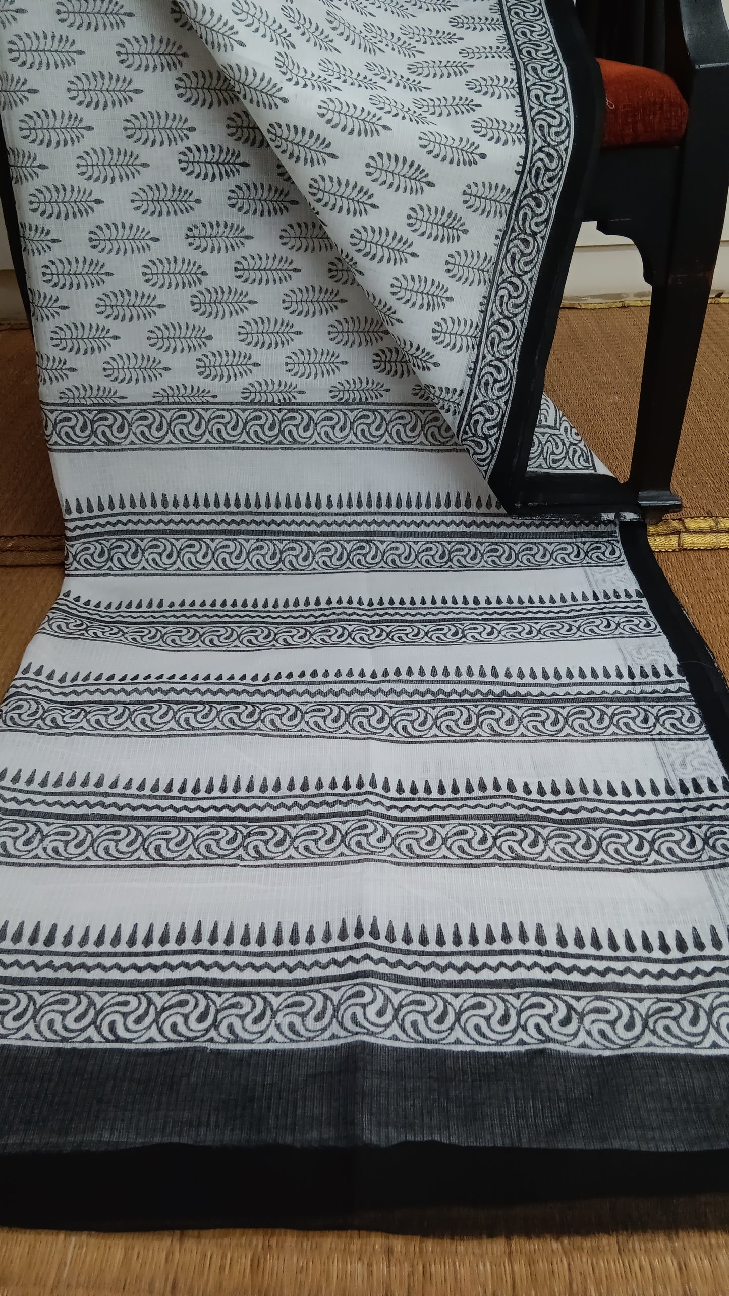 Elegant printed kota cotton saree (CKT-111)