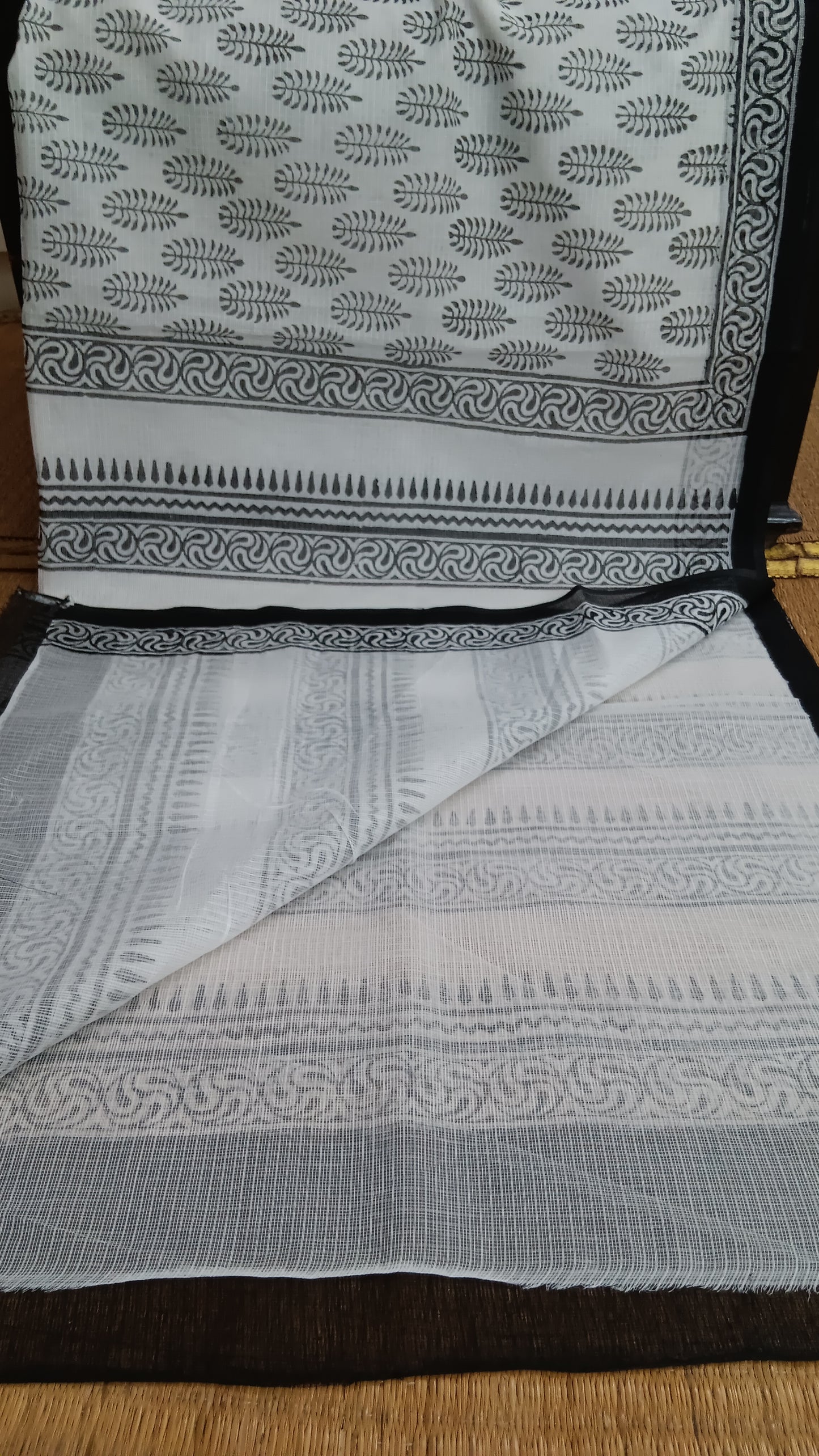 Elegant printed kota cotton saree (CKT-111)