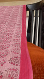 Floral print pink kota saree (CKT-2172)