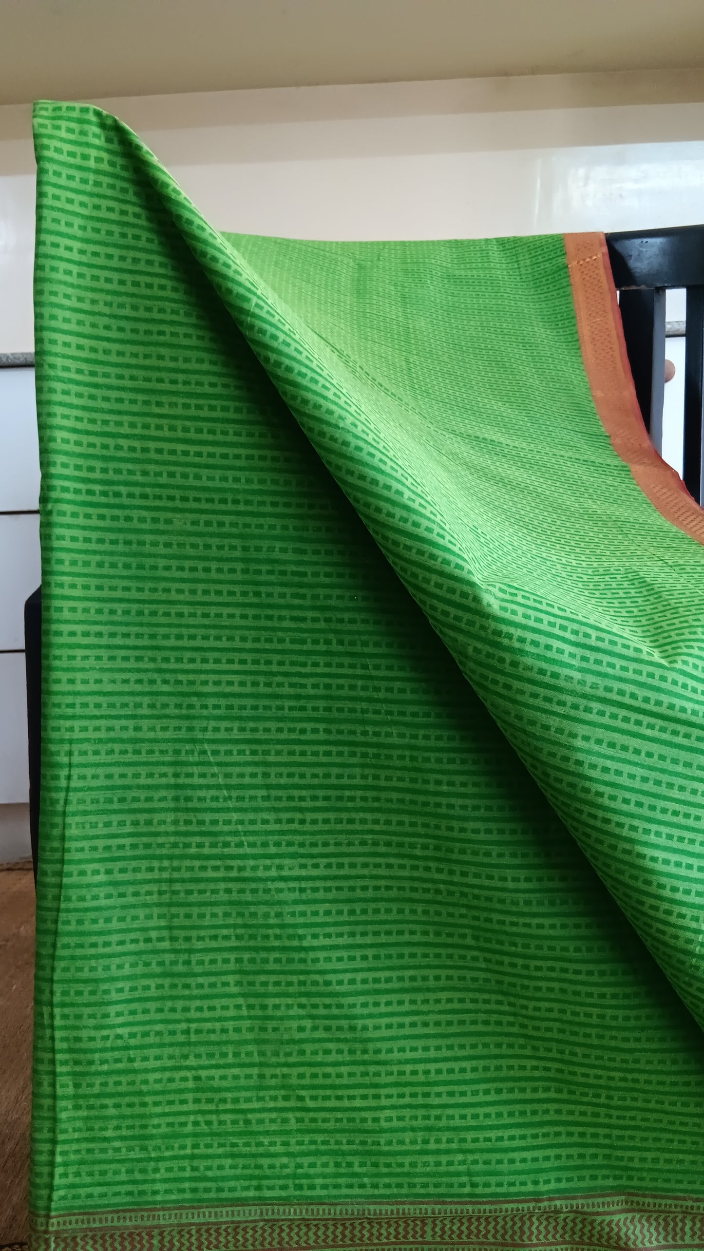 Green mangalgiri cotton saree (MG2-101)