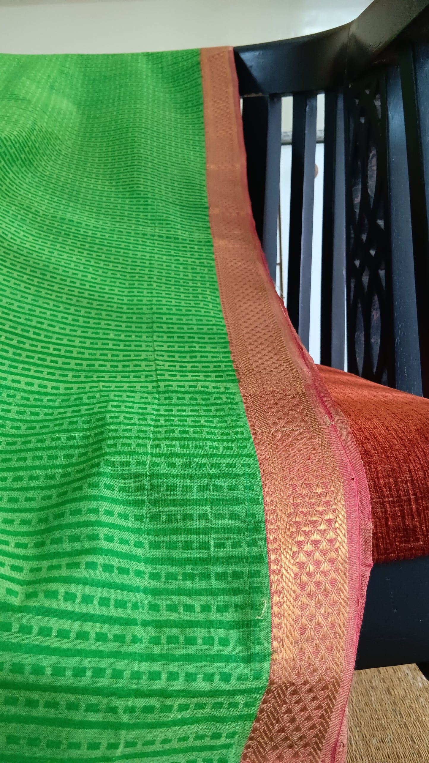 Green mangalgiri cotton saree (MG2-101)