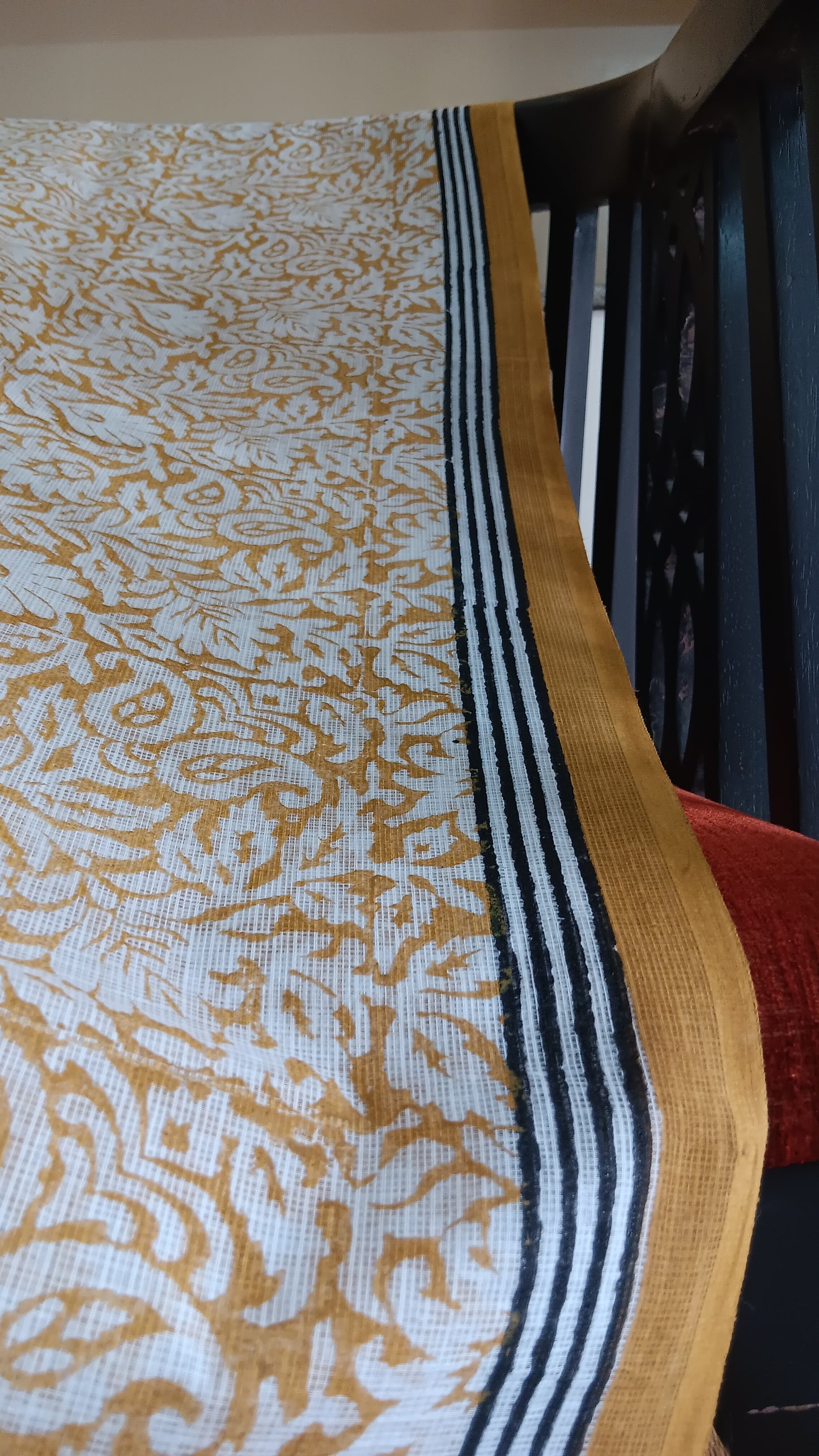 Mustard daily wear kota cotton saree (CKT-211)