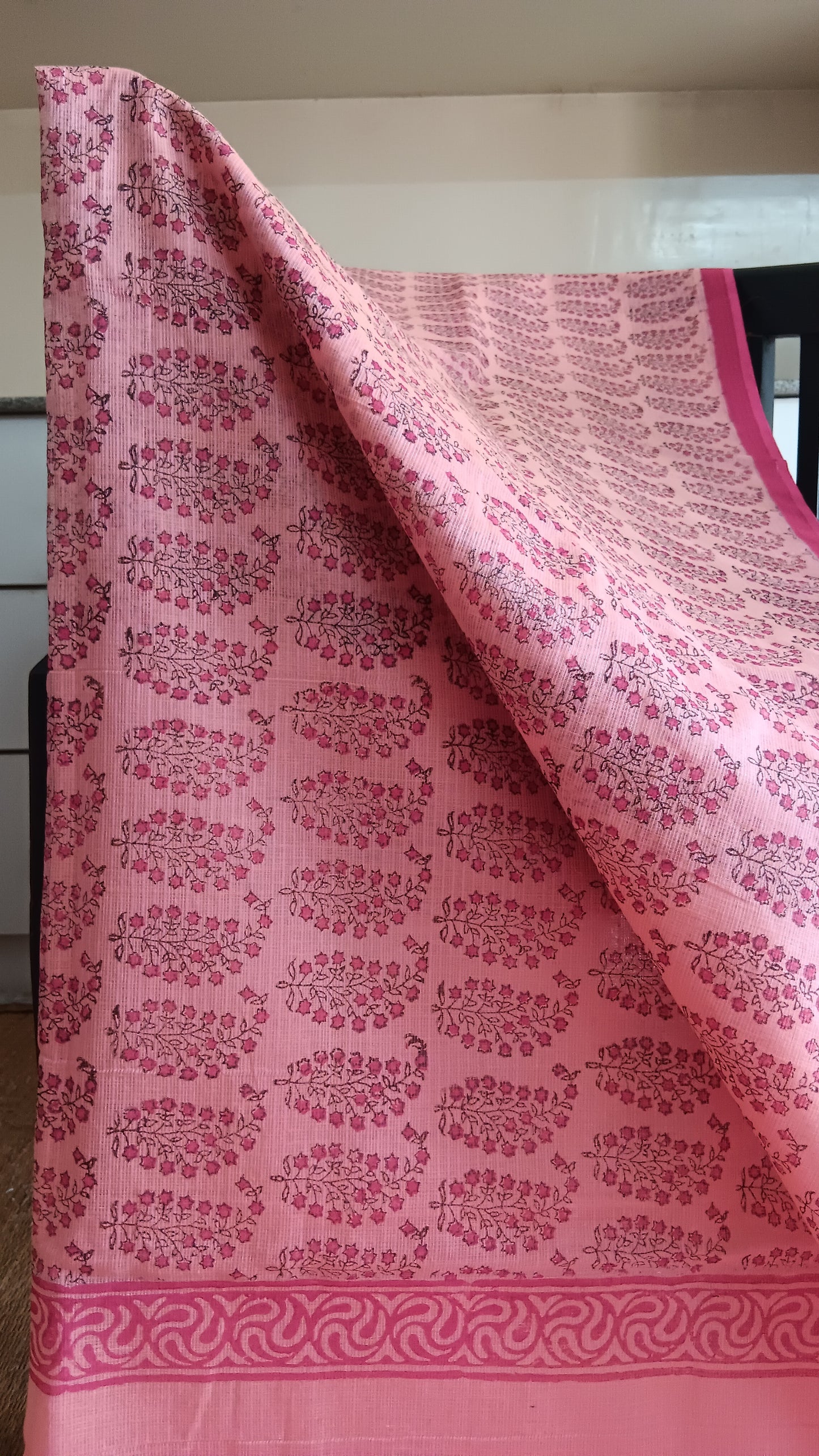 Office wear pink kota cotton saree (CKT-217)