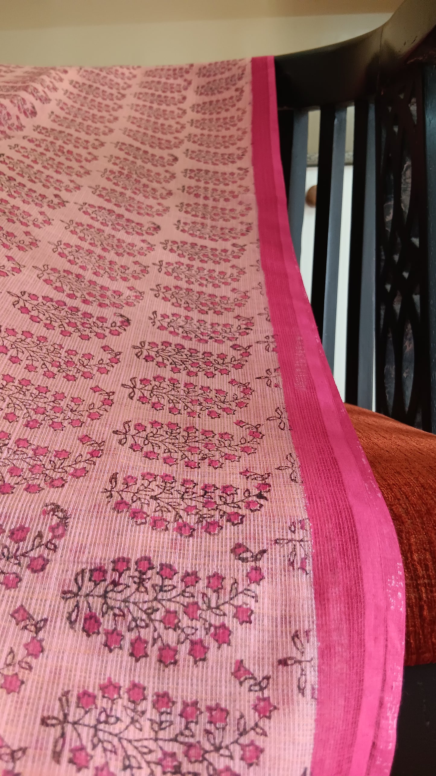 Office wear pink kota cotton saree (CKT-217)