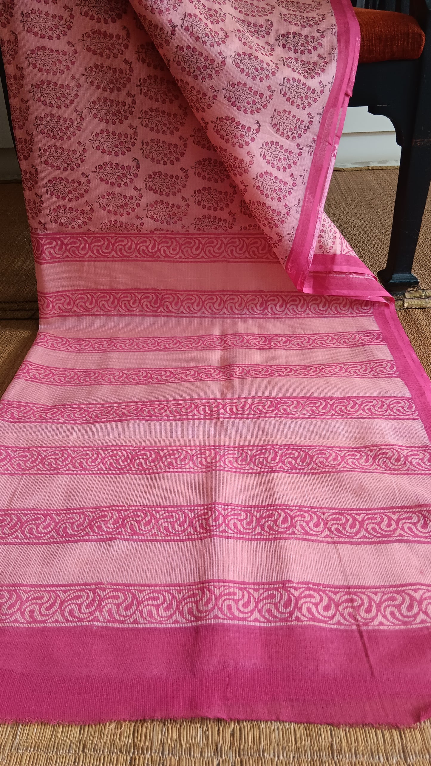 Office wear pink kota cotton saree (CKT-217)