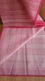 Pink daily wear kota cotton saree CKT-2152)