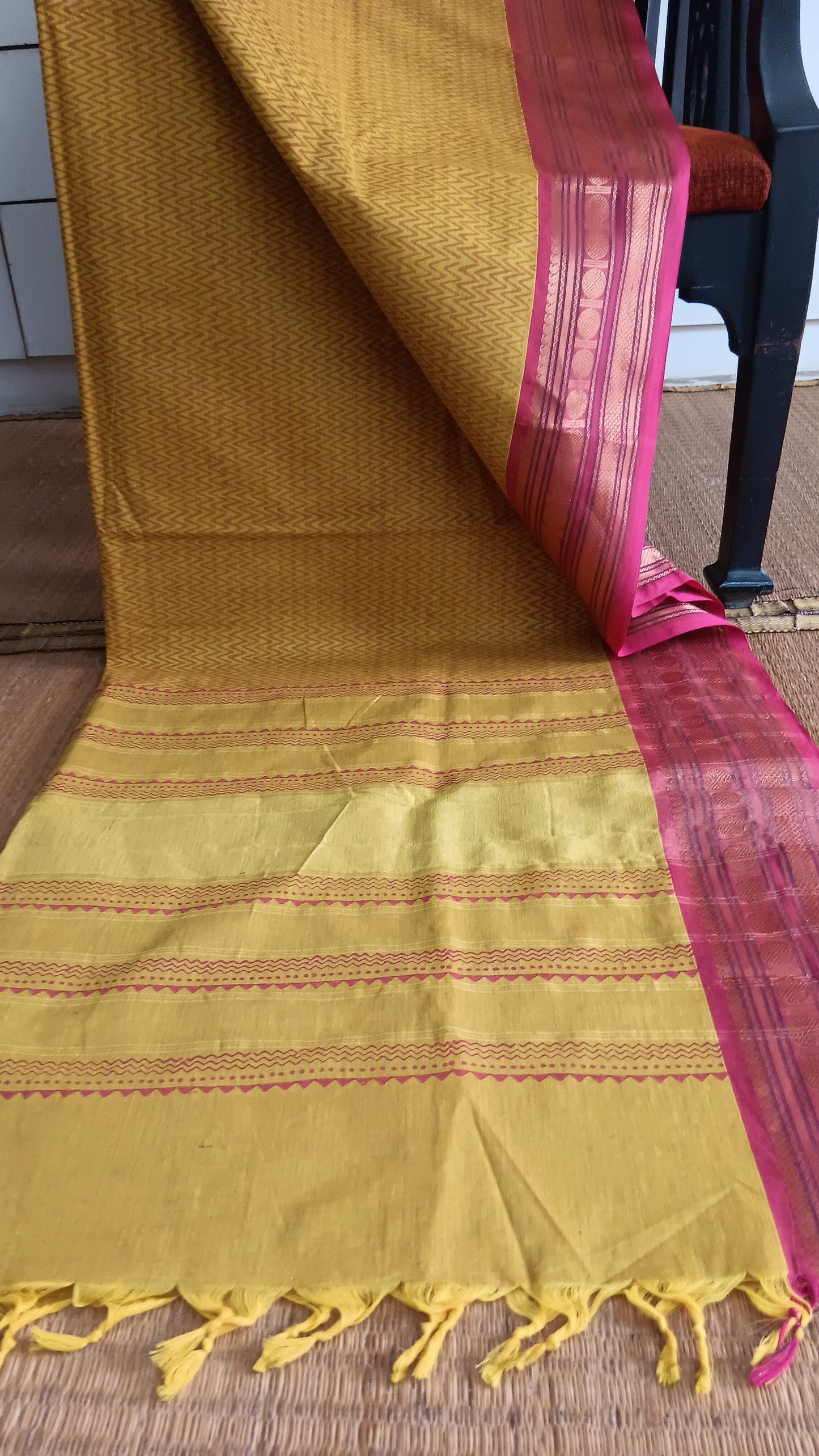 Simple cotton function wear saree (CGOP-955)