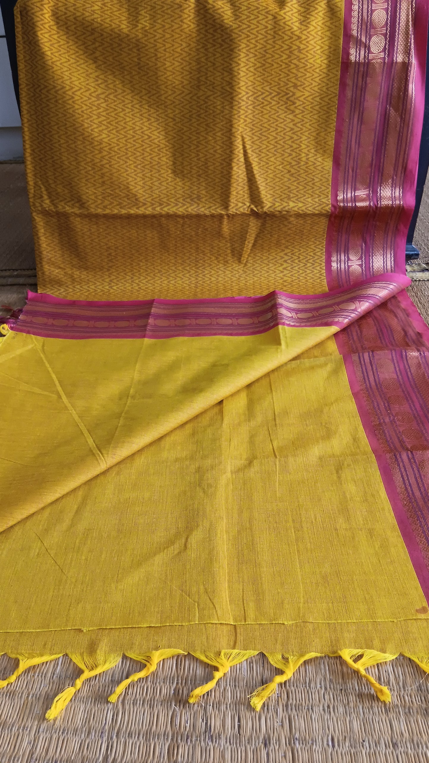 Simple cotton function wear saree (CGOP-955)