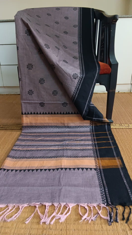 Simple cotton saree for daily use (DW-509)