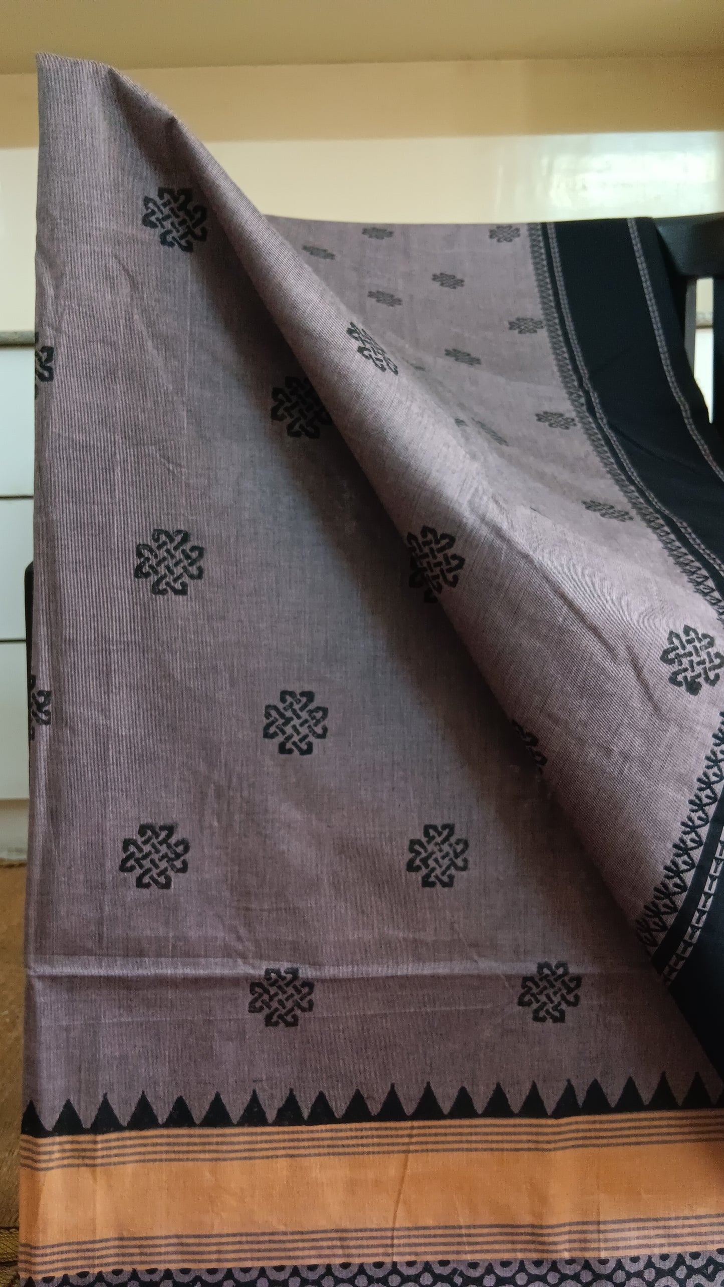 Simple cotton saree for daily use (DW-509)
