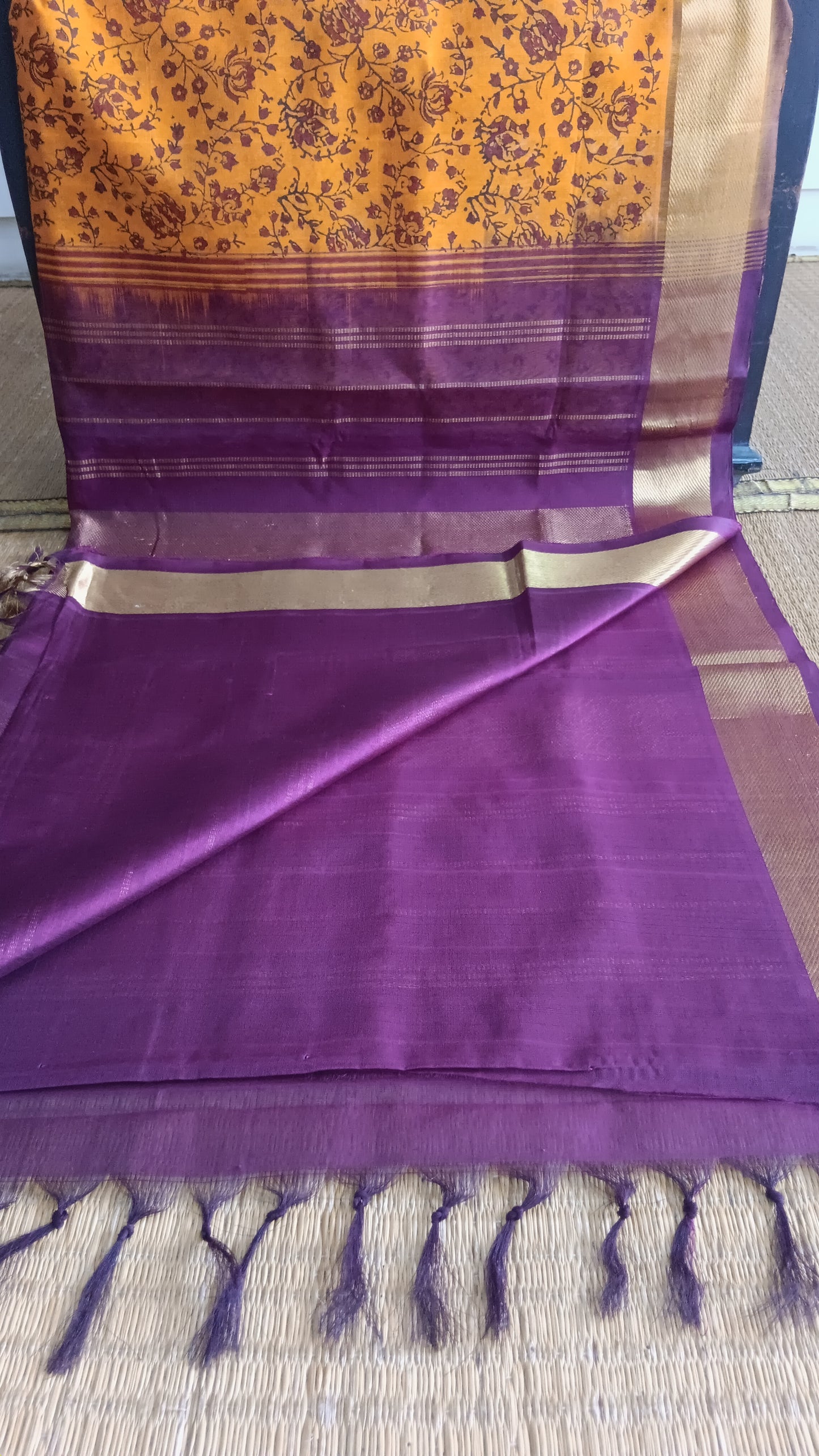 Traditional printed silk cotton saree (SC4-444)