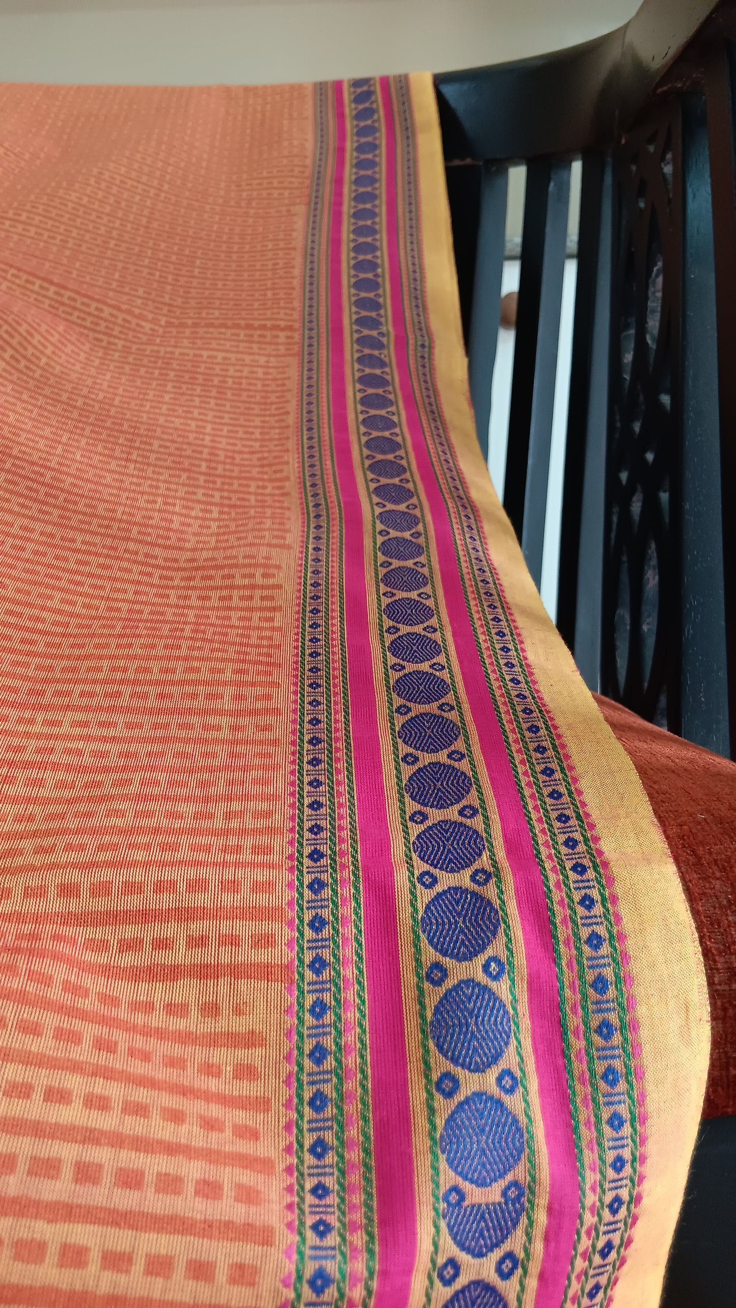 Yellow cotton daily use saree (DW-138)