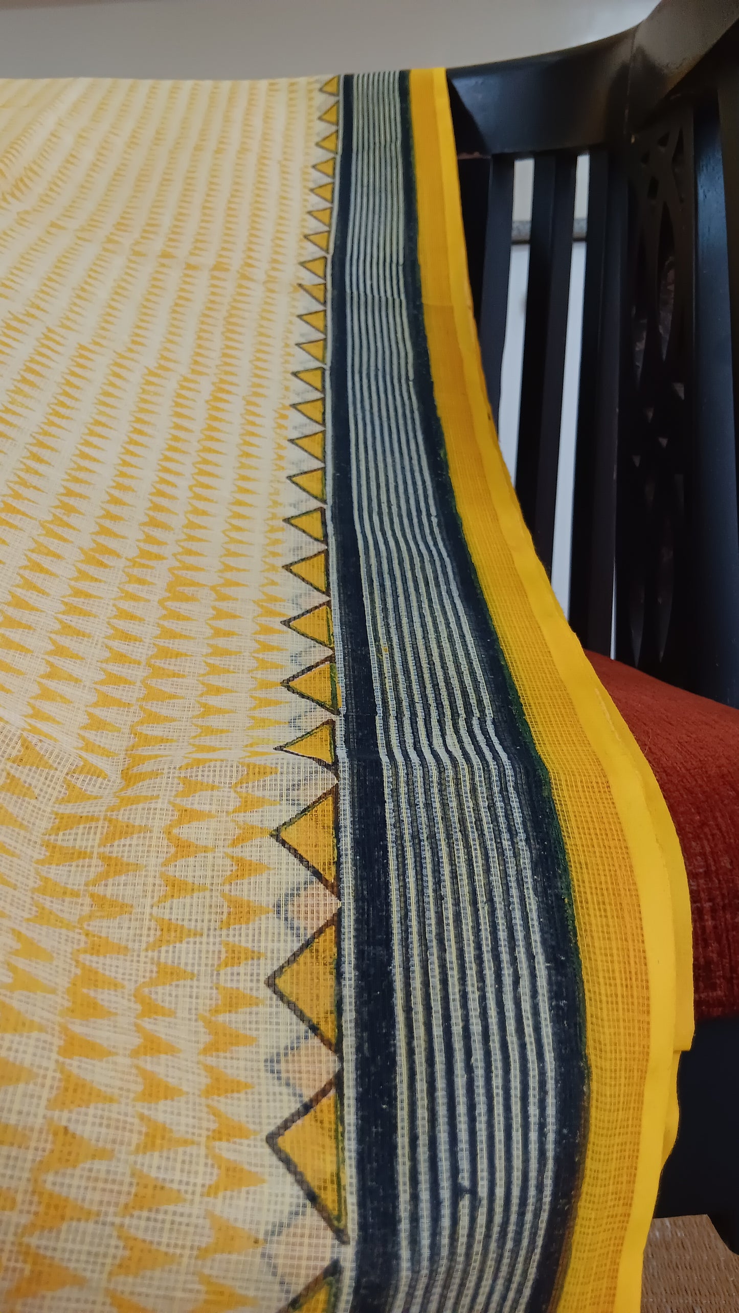 Yellow light weight kota cotton saree (CKT-228)