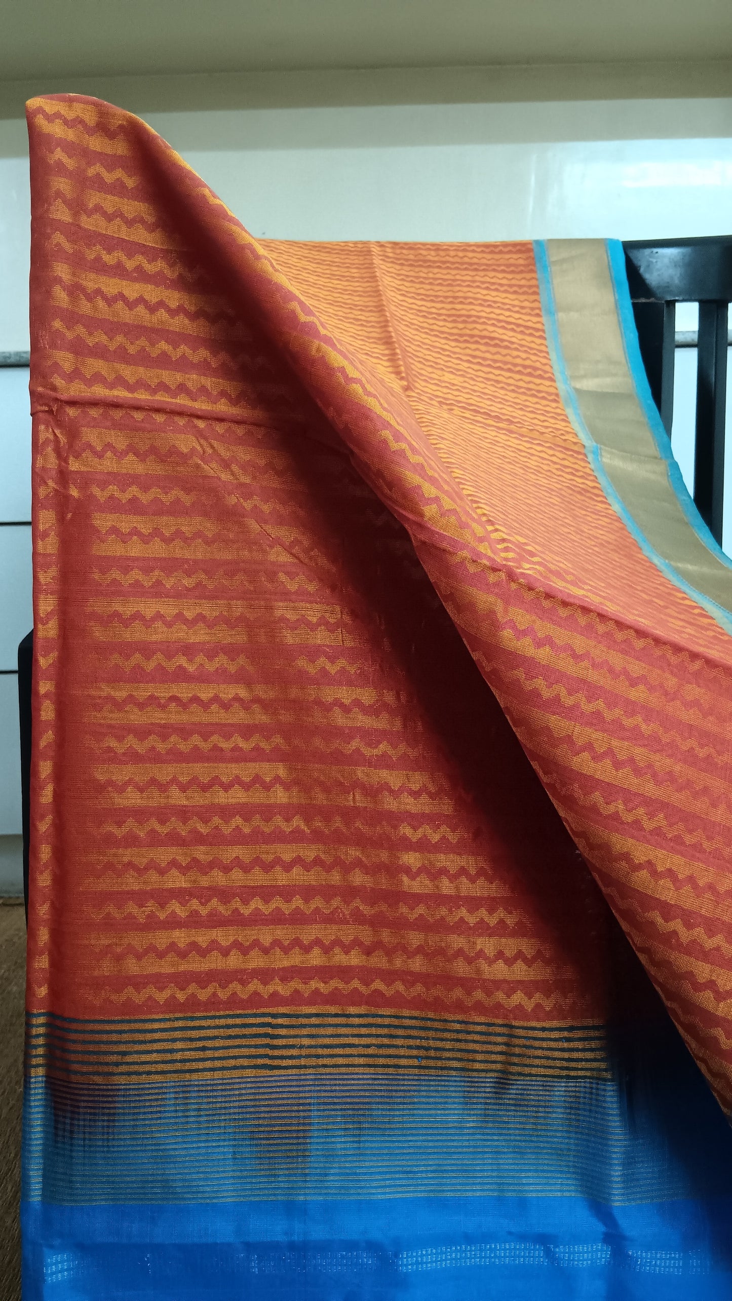 Handloom silk cotton saree printed (SC4-434)