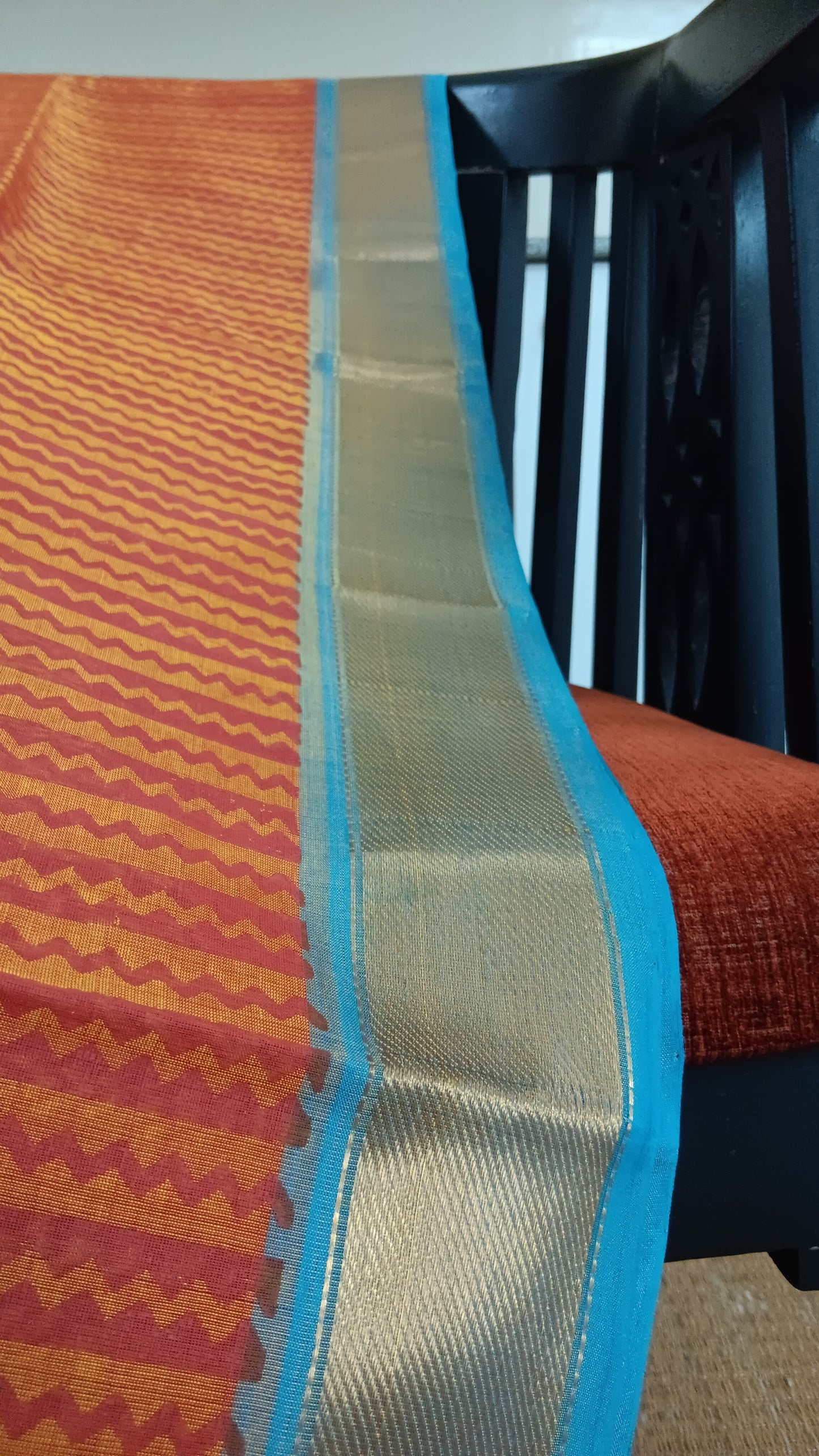 Handloom silk cotton saree printed (SC4-434)