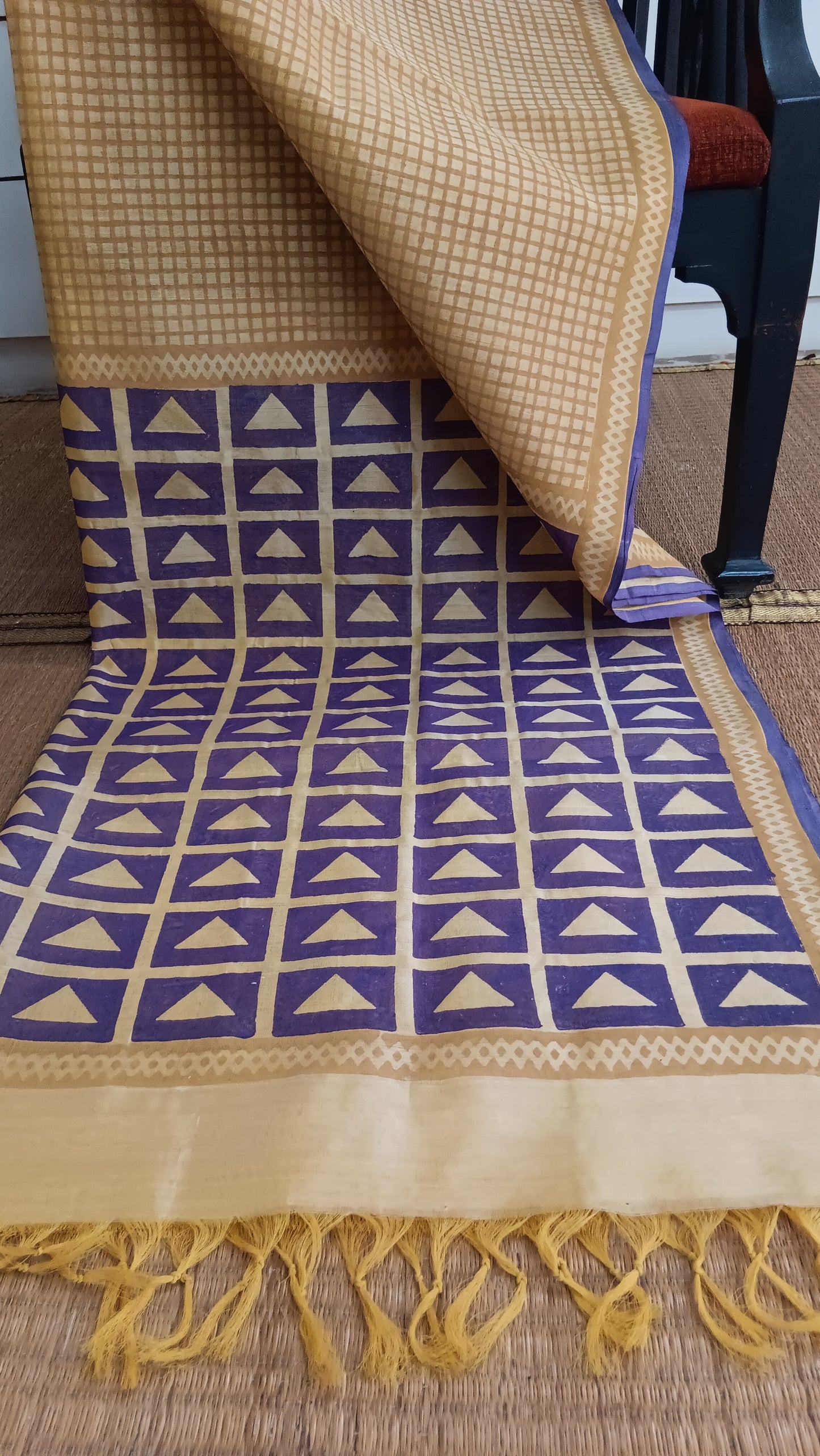 Simple silk cotton saree for office use (SC6-311)