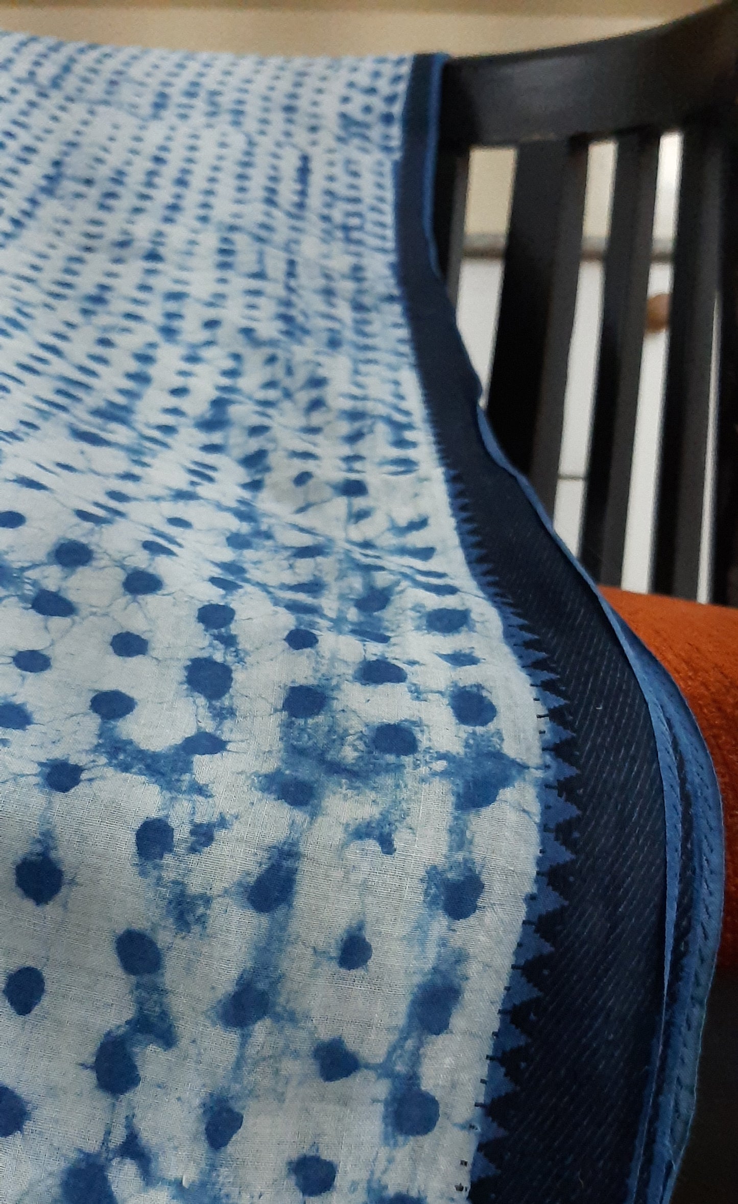 Indigo handloom saree (IND-63)